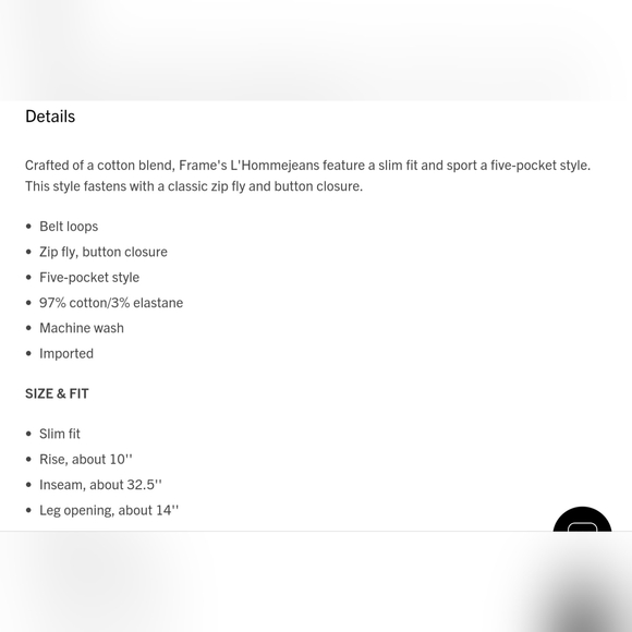 NWT Men's FRAME L'Homme Slim Degradable Jeans Size 36 - Picture 5 of 16